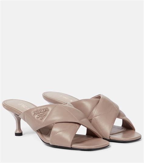 mytheresa prada sandali|prada leather sandals.